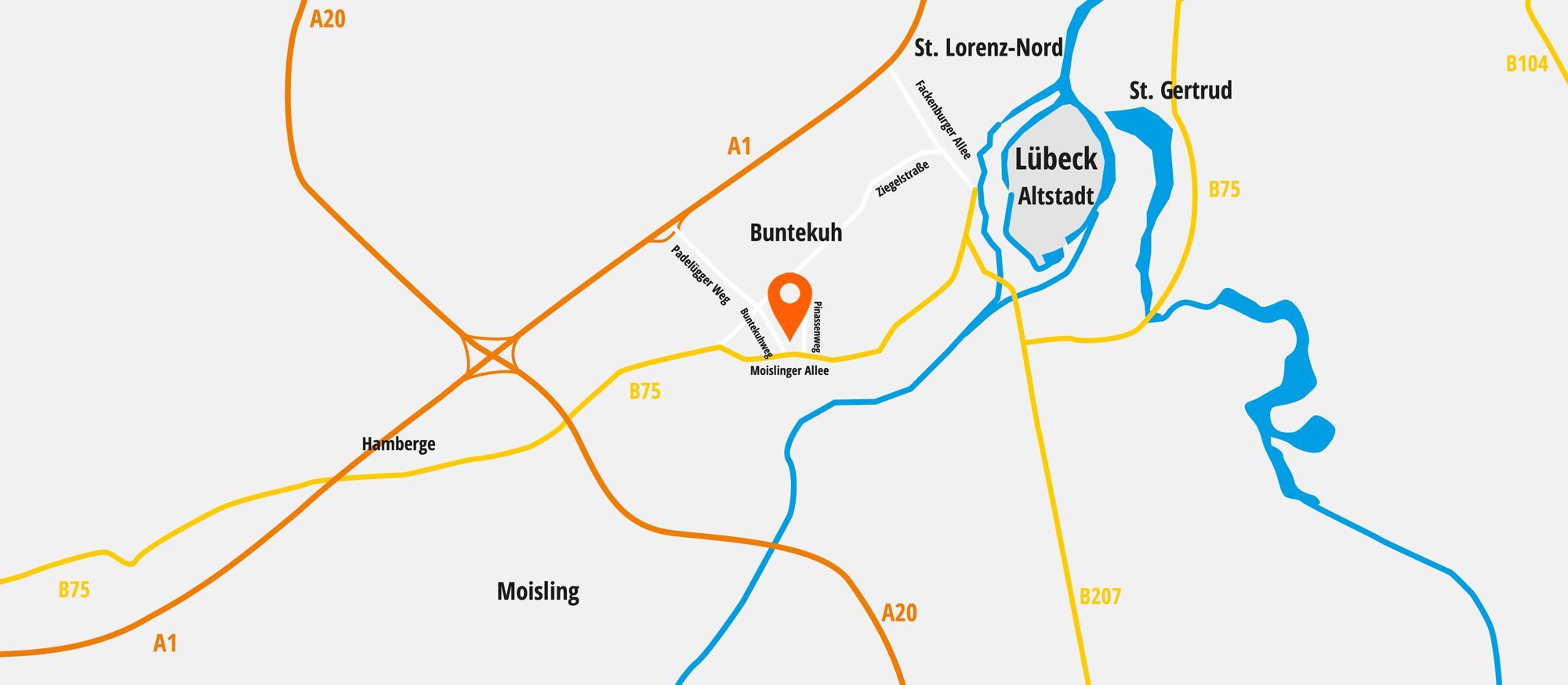 Lageplan Lübeck